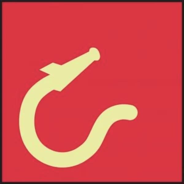 Accuform IMO FIRE CONTROL EQUIPMENT 6 in X MLMR828GX MLMR828GX - main